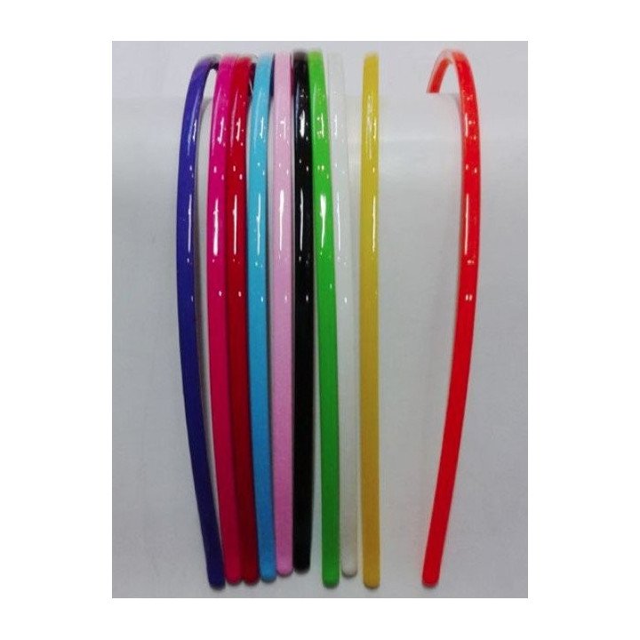 DIADEMA 0.4CM COLORES 24/U 8028-1 N.B