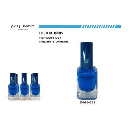 LACA DE UÑAS AZUL 6/U