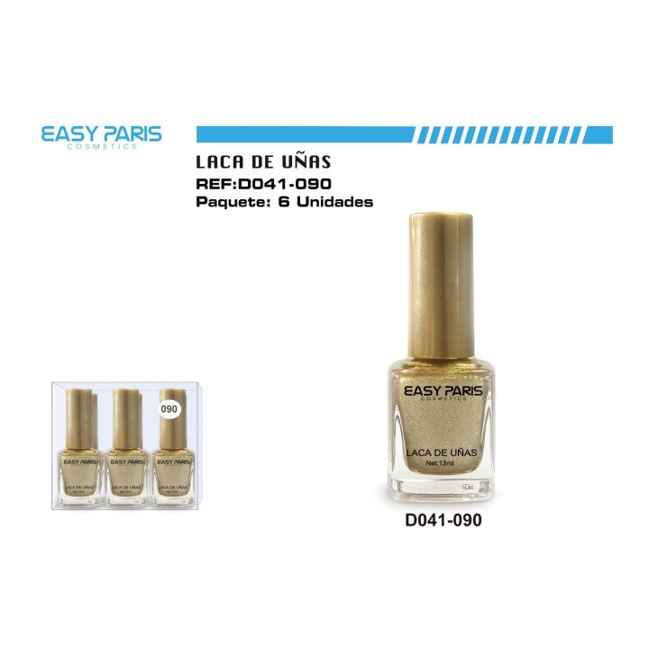 LACA DE UÑAS BRONCE EASY PARIS 6/U