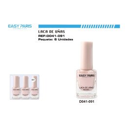 LACA DE UÑAS ROSA PERLA 6/U