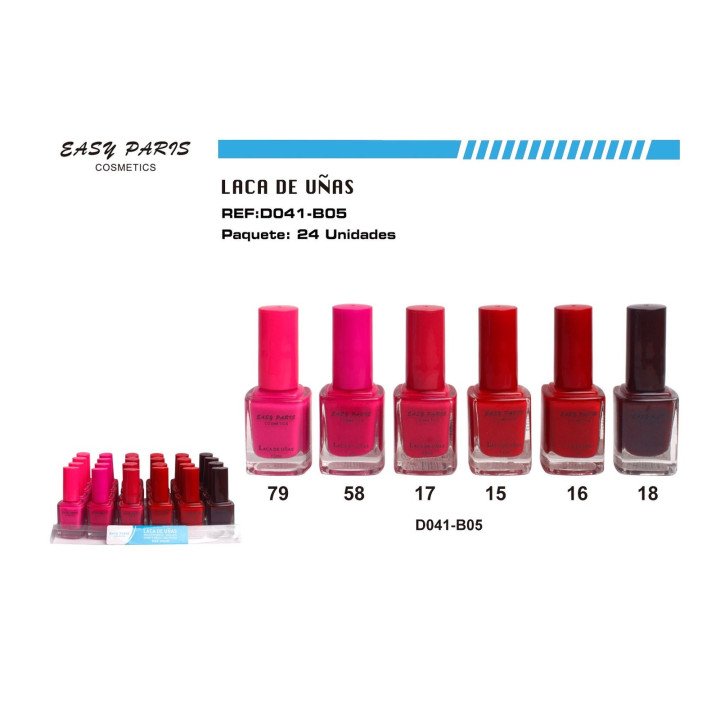 LACA DE UÑAS EASY PARIS 24/U