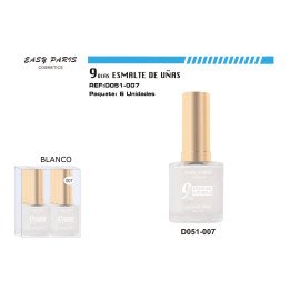LACA DE UÑAS 9 DIAS BLANCO 6/U