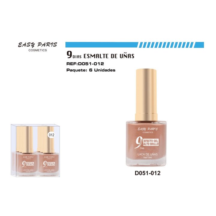 LACA DE UÑAS 9 DIAS 6/U