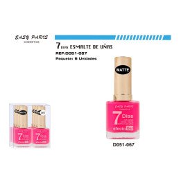 LACA DE UÑAS 9 DIAS FUSIA MATE 6/U