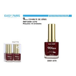 LACA DE UÑAS 9 DIAS 6/U