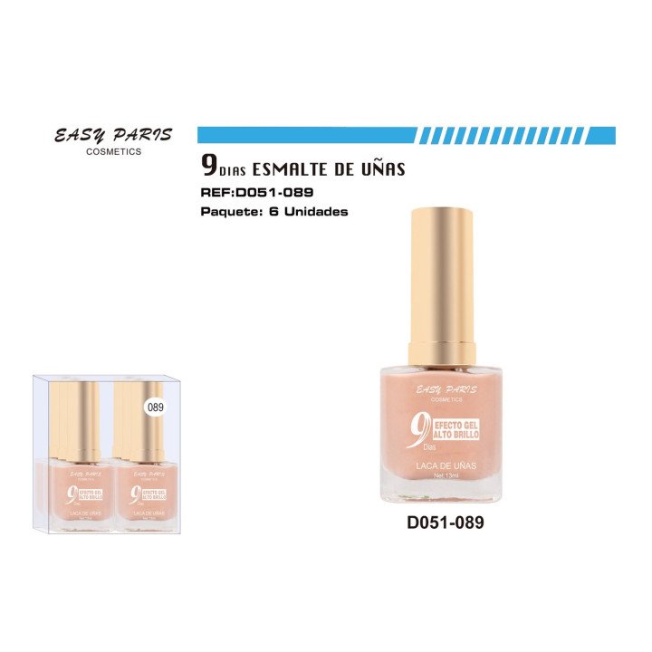 LACA DE UÑAS 9 DIAS 6/U