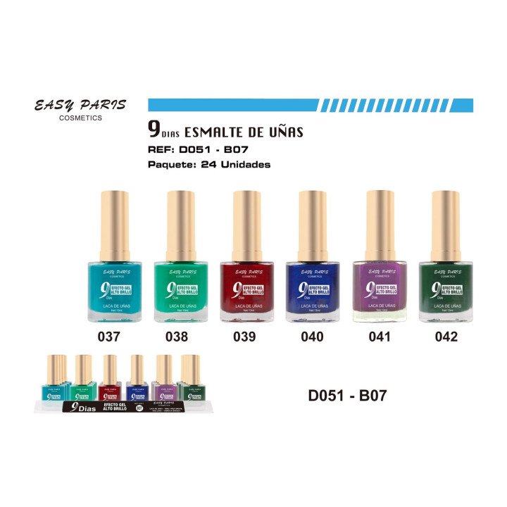 LACA DE UÑAS 9 DIAS 24/U