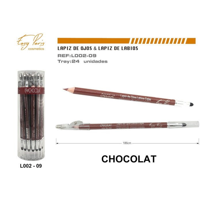 LAPIZ DE LABIOS/CEJAS CHOCOLATE 24/U