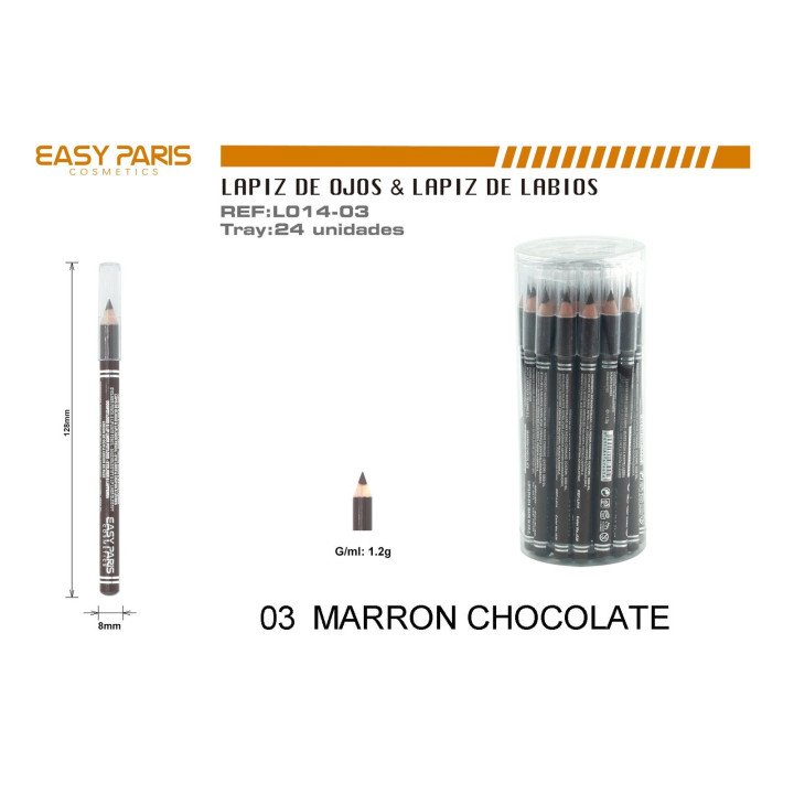 LAPIZ CORTO MARRON.OSC.24/U
