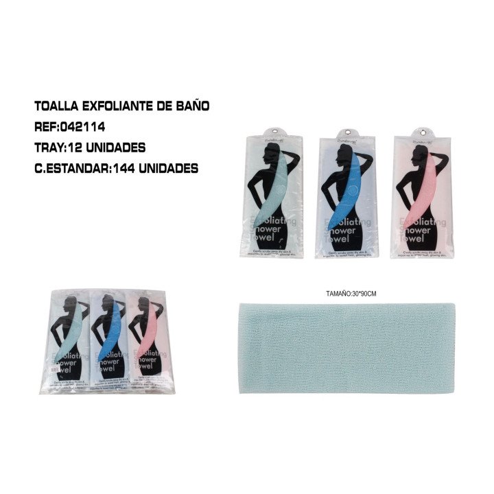 CINTA BAÑO EXFOLIANTE 12/U