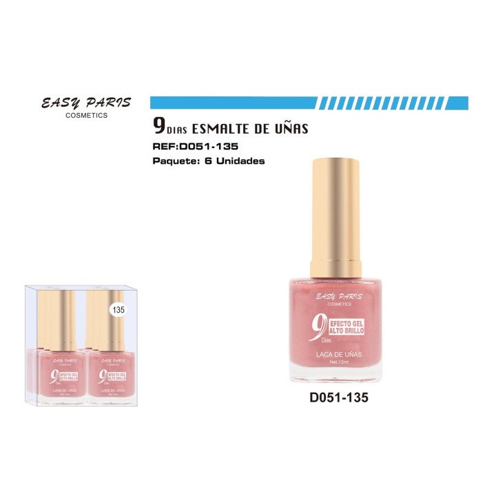 LACA DE UÑAS 9 DIAS 6/U