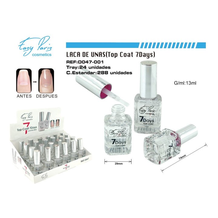 TOP COAT 7 DAYS EASY PARIS 24/U
