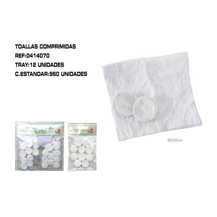 PACK 10/U TOALLITAS DESECHABLE 12/U