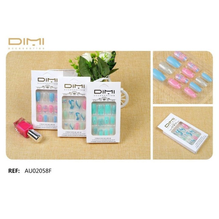 UÑAS POSTIZAS 12/U AU02058F DM
