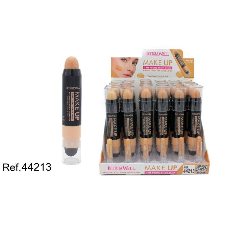 MAQ.EN BARRA MAKE UP C/ESPONJA 24/U 44213 LW