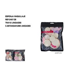 JGO.20 ESPONJAS MAQUILLAR 6/U