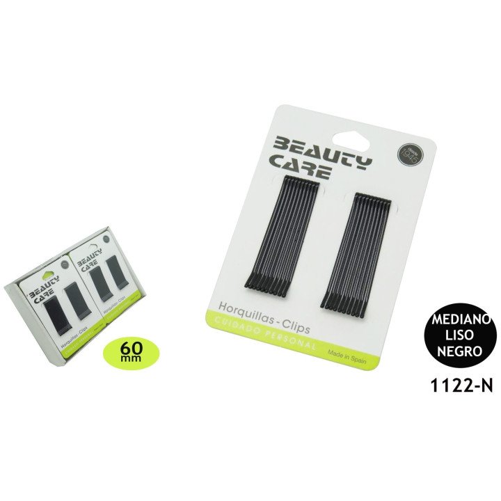 CLIP 6CM M.LISO NEG.24/U 1122N HER.