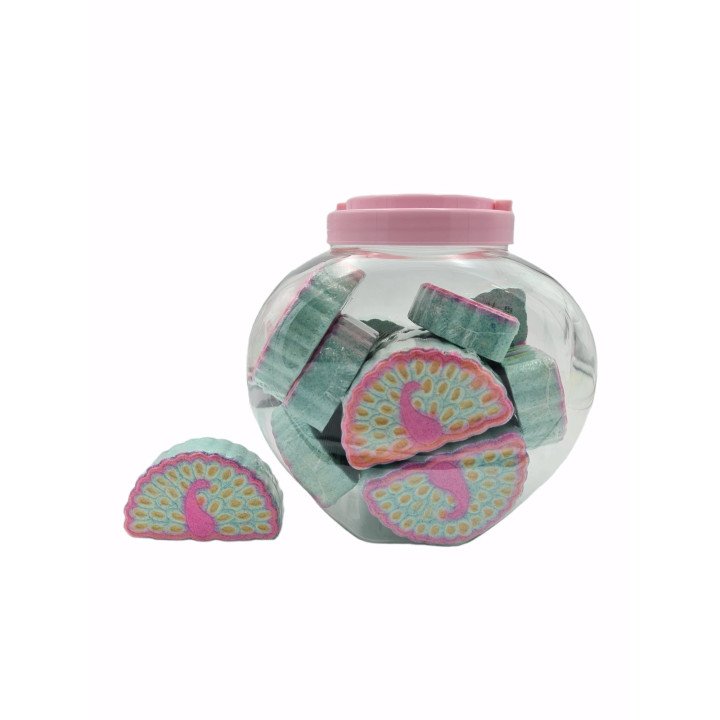 BOMBA DE BAÑO PAVO REAL 150G 18/U