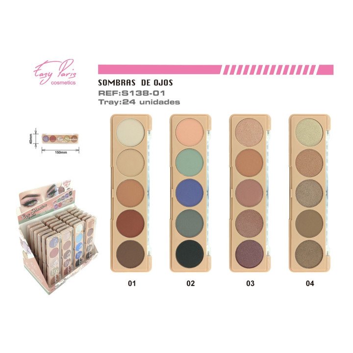 S. DE OJOS 5COLORS. 24/U