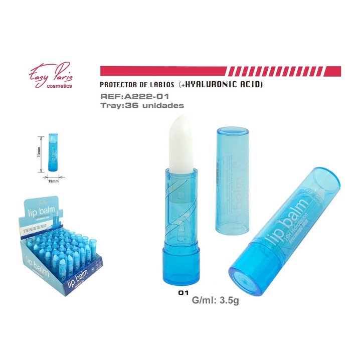 PROTECTOR LABIAL C/ACIDO HIALURONICO 36/U