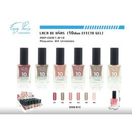 LACA DE UÑAS ALTO BRILLO 10D 24/U