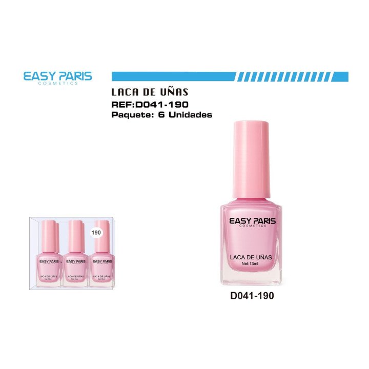 LACA DE UÑAS EASY PARIS 6/U