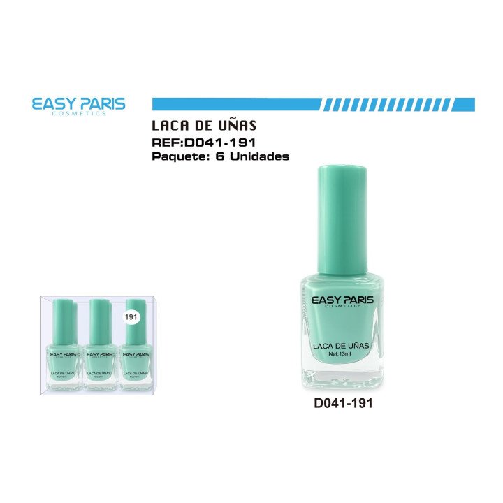 LACA DE UÑAS EASY PARIS 6/U