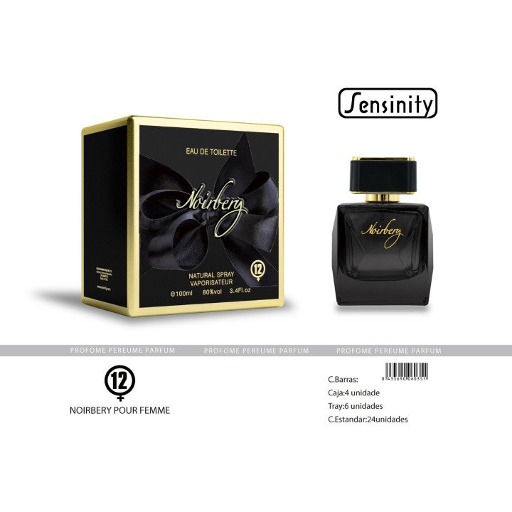 NOIRBERY FEMME EAU TOILLET