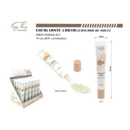 EXFOLIANTE LABIAL CON CASCARA DE NUECES 24/U
