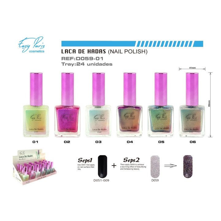 LACA DE UÑAS GAMA HADAS 24/U