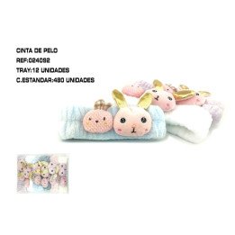 CINTA DE PELO C/CONEJITOS 12/U 480/C