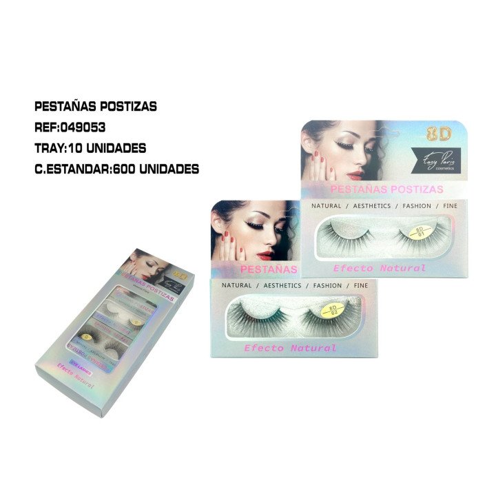 PESTAÑAS POSTIZAS EFECT 8D 10/U