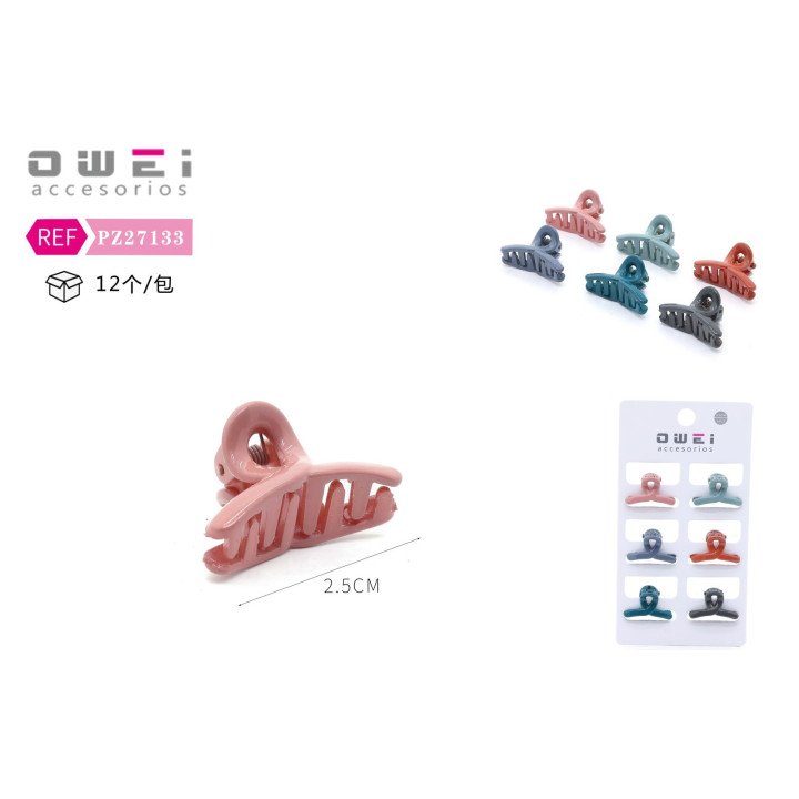 PACK PINZA 2.5CM 6PC 12/U PZ27133