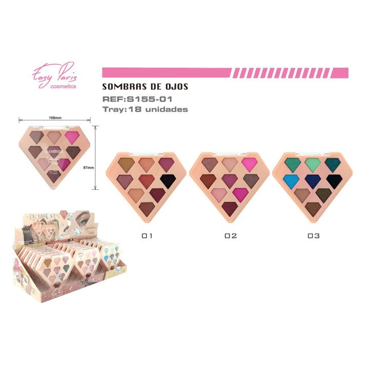 PALETA DIAMOND S.DE OJOS 18/U
