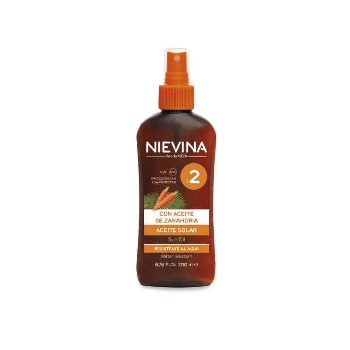 NIEVINA ACEITE ZANAHORIA F2 200ML 198002