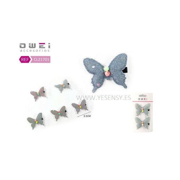 PINZA DE PELO. 12/U CL21701 OW