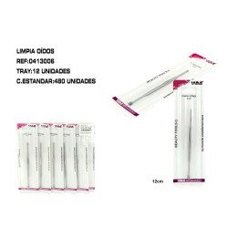 LIMPIADOR DE OIDOS ACERO 12/U