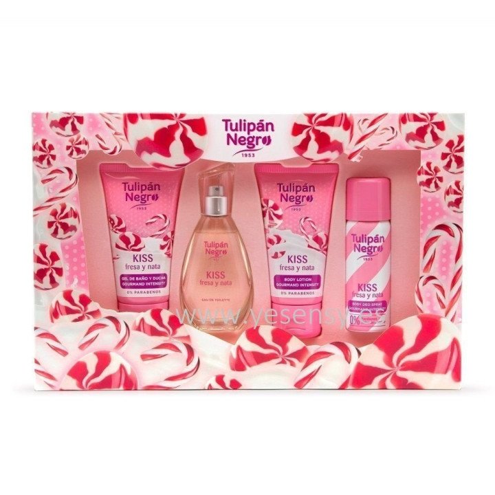 EST.TULIPAN NEGRO KISS FRESA Y NATA