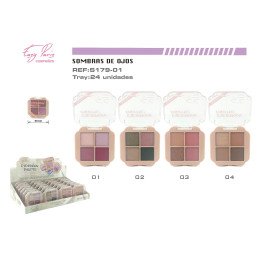 S.DE OJOS 4 COLORES 24/U