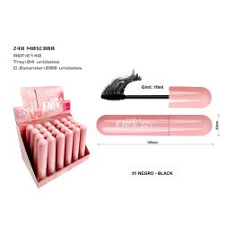 MASCARA DE PESTAÑAS 24H CURL & FLEX. 24/U