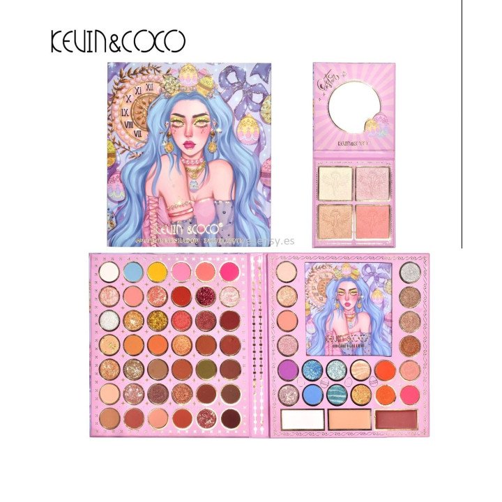 PALETA MAQUILLAJE 69 COLORS KEVIN&COCO