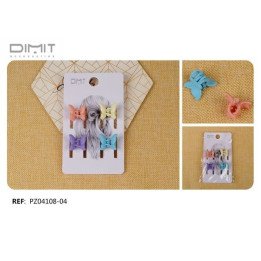 PACK4 PINZAS MARIPOSA 12/U PZ04108-04