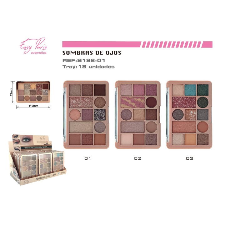 PALETA S. DE OJOS 13 COLORS 18/U