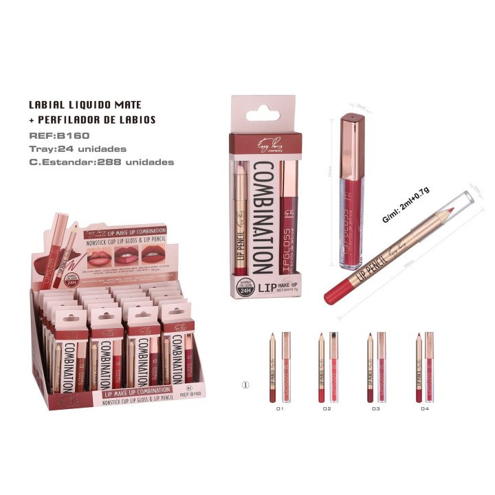 KIT B.DE LABIOS FIJO+PERFILADOR 24/U