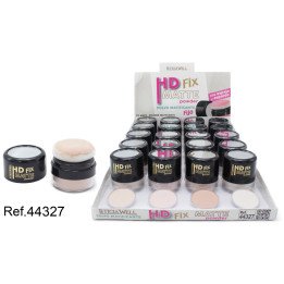 POLVO HD FIX MATTE C/ESPONJA Y ESPEJO. 20/U 44327