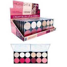 HIGHLIGHT & CREAM BLUSH. 16/U 13342A DD