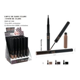 MASCARA CEJAS+PERFILADOR DE OJOS 24/U