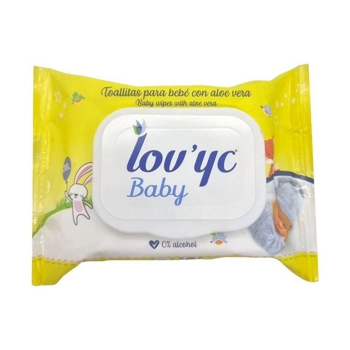 20 TOALLITAS HUMEDAS C/ALOE VERA