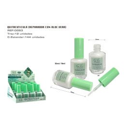 QUITACUTICULA REPARADOR C/ALOE VERA 12U