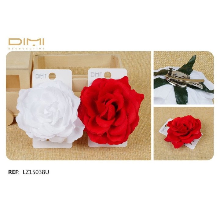 PINZA/BROCHE C/FLOR 12/U LZ15038U